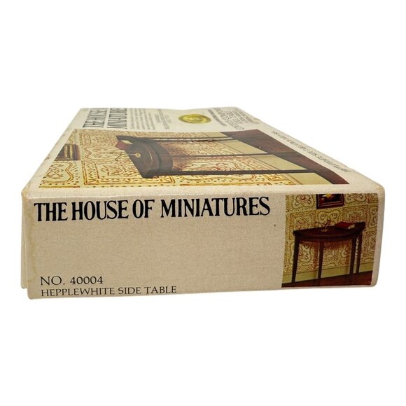 Xacto The House Of Miniatures Hepplewhite Side 1800s Table Kit 40004 Unassembled - Picture 7 of 11